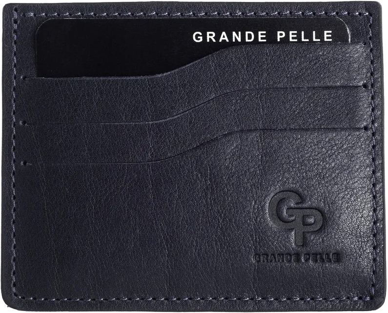 

Картхолдер Grande Pelle 305670 без логотипа синий
