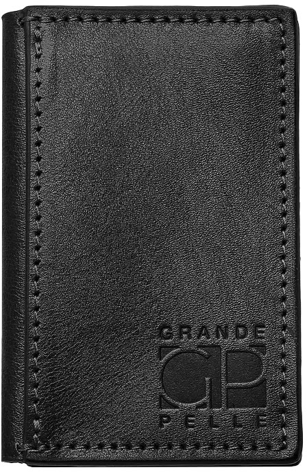 

Картхолдер Grande Pelle CardCase Cartolina 303610 без логотипа черный