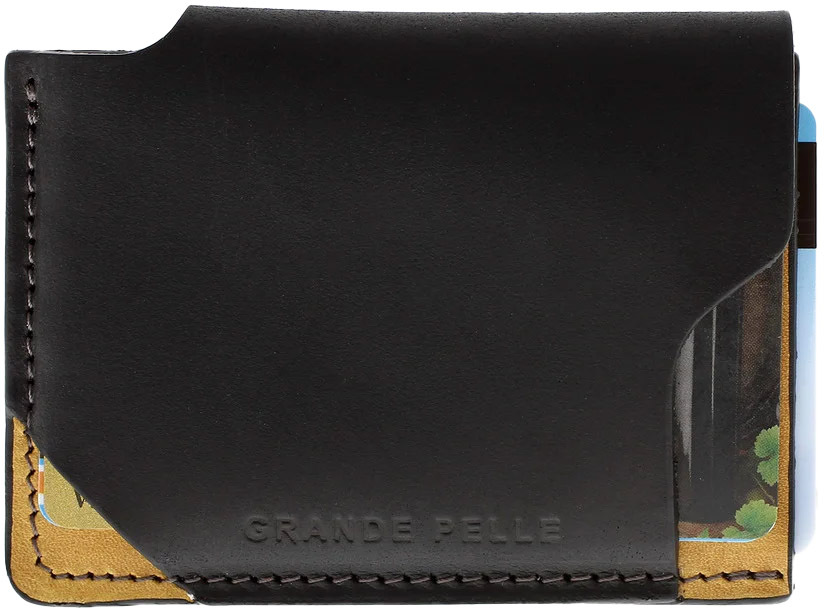 

Картхолдер Grande Pelle CardCase Piccolo 30411024 без логотипа черный с песочным