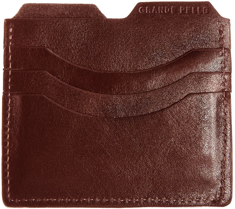 

Картхолдер Grande Pelle 307623 без логотипа коньячный