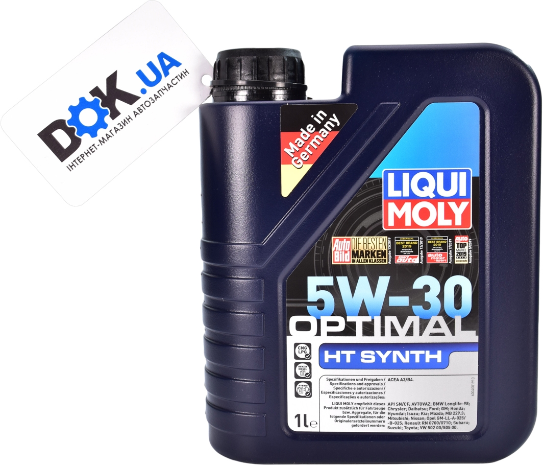 

Моторное масло Liqui Moly Optimal HT Synth 5W-30 синтетическое 39003