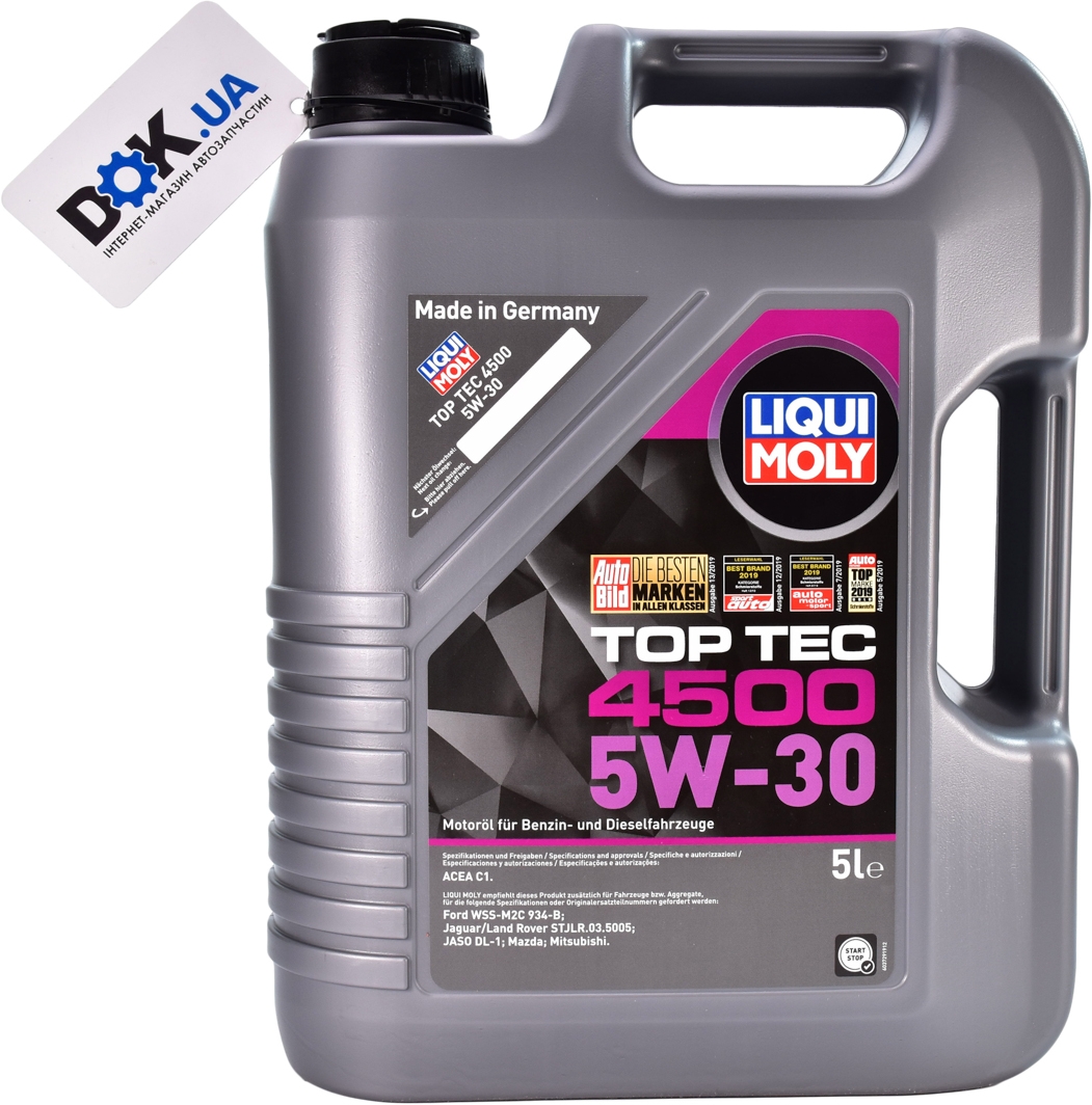 

Моторное масло Liqui Moly Top Tec 4500 5W-30 полусинтетическое 2318