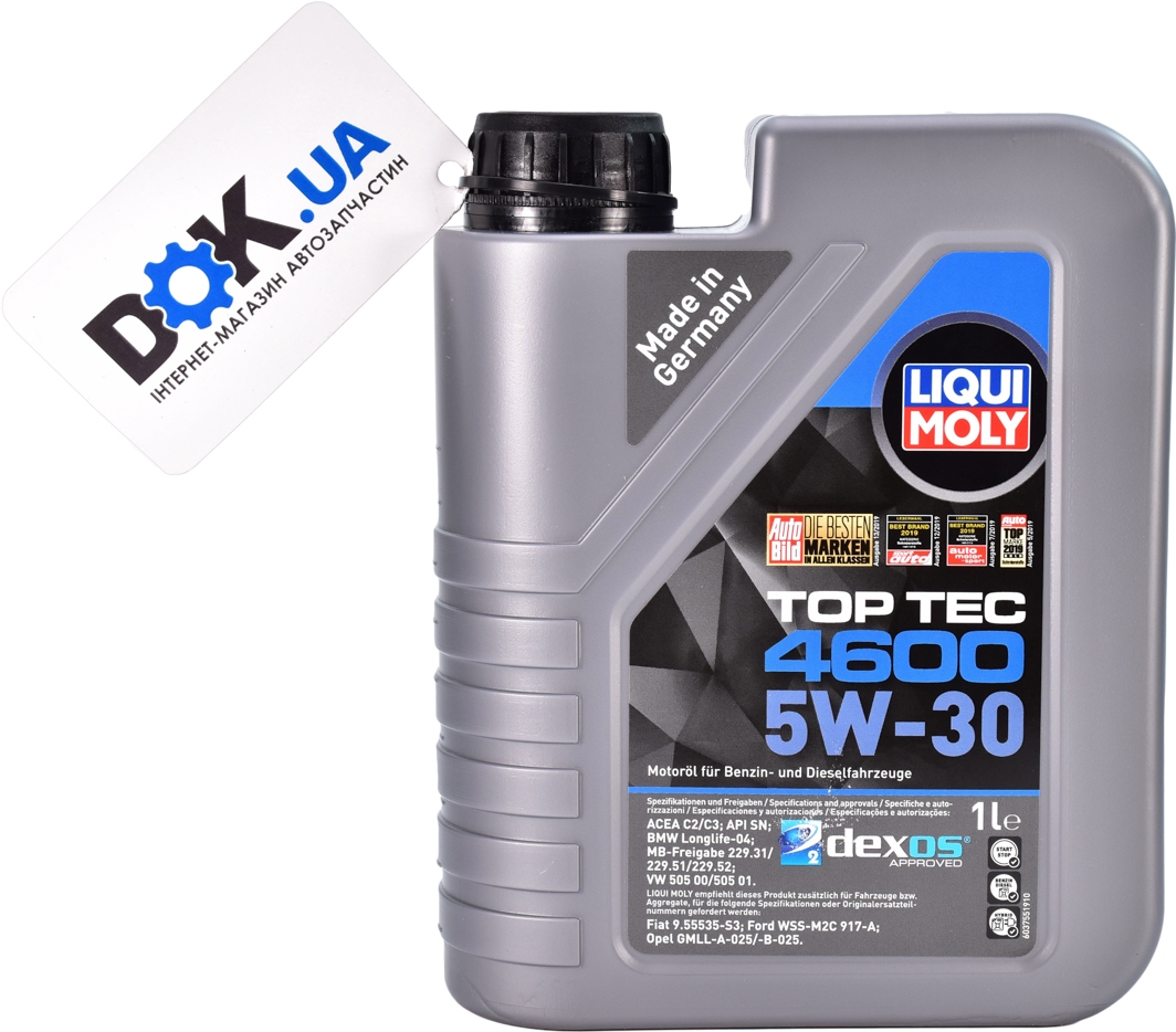 

Моторное масло Liqui Moly Top Tec 4600 5W-30 синтетическое 8032