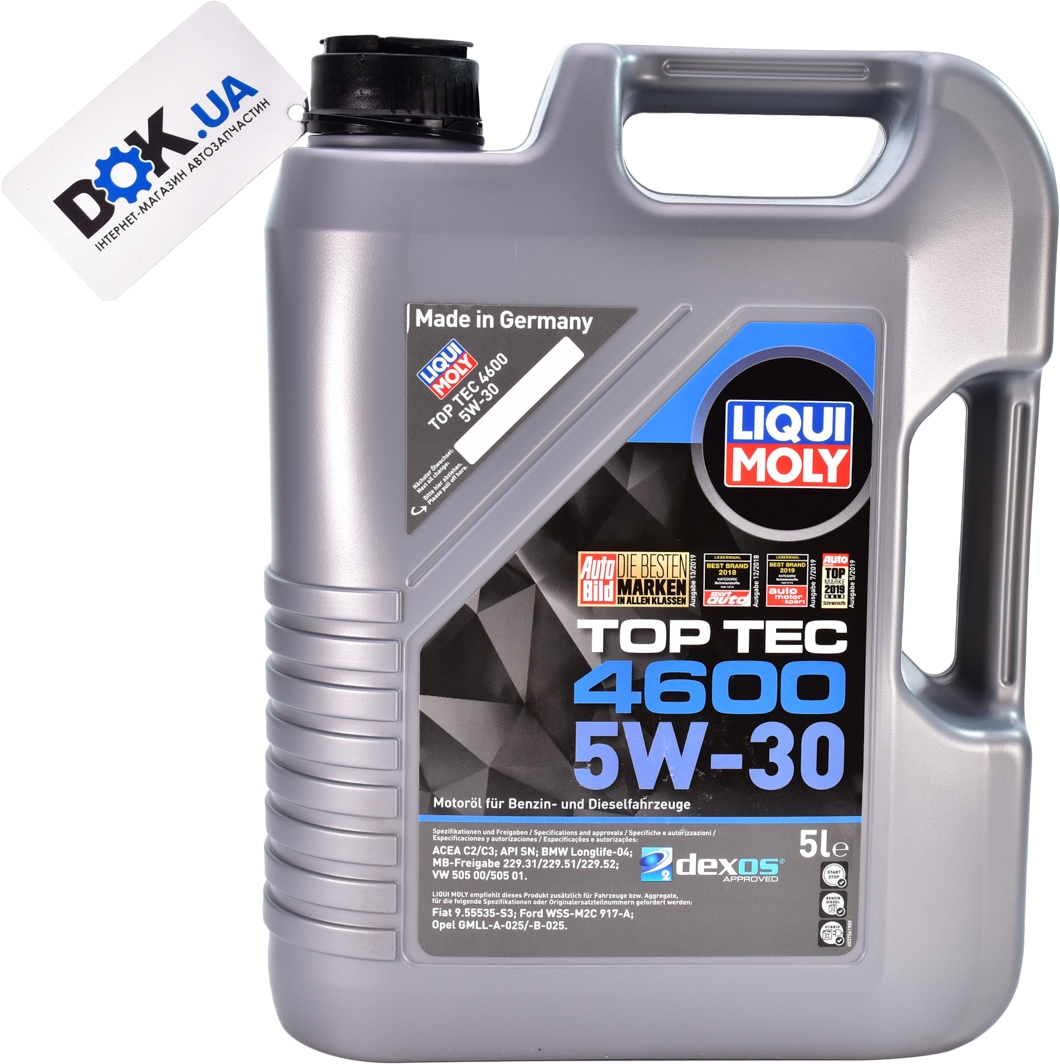 

Моторное масло Liqui Moly Top Tec 4600 5W-30 синтетическое 8033