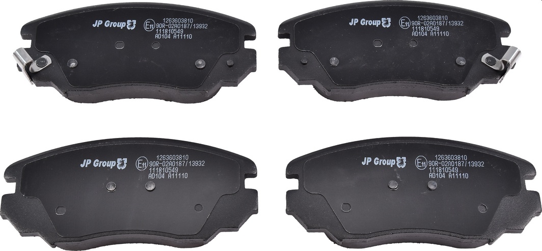 

JP group 1263603810 Тормозные колодки