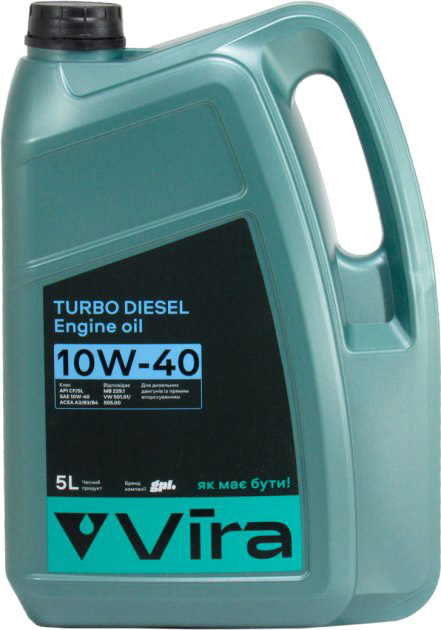 

Моторное масло VIRA Turbo Diesel 10W-40 полусинтетическое VI0301