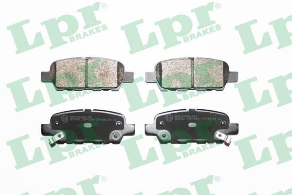 

LPR 05P1839 Тормозные колодки