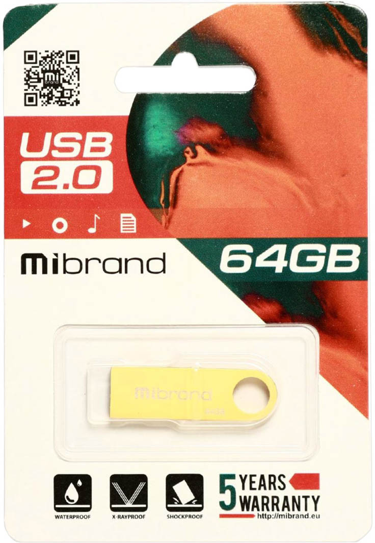 

Флешка Mibrand Puma 64 ГБ MI20PU64U1G