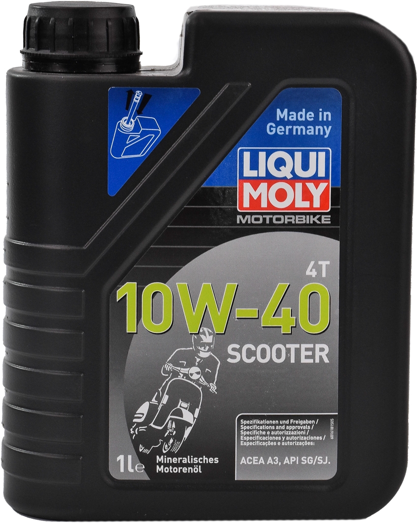 

Моторное масло 4T Liqui Moly Motorbike Scooter 10W-40 минеральное 1618