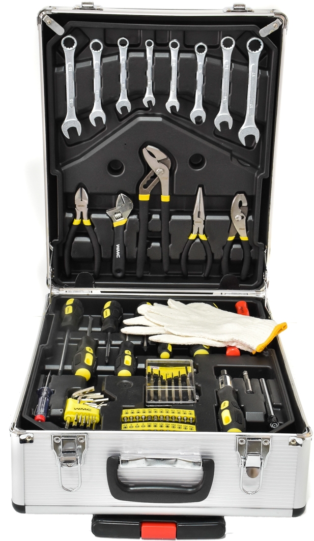 

Набор инструментов WMC Tools 401050 1/4" 1050 шт.