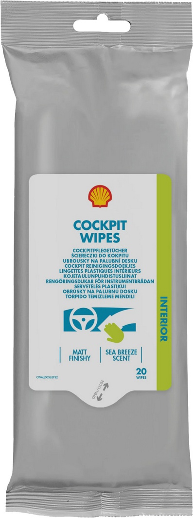 

Салфетки Shell Cockpit Wipes (New) AZ070 нетканый материал 20 шт