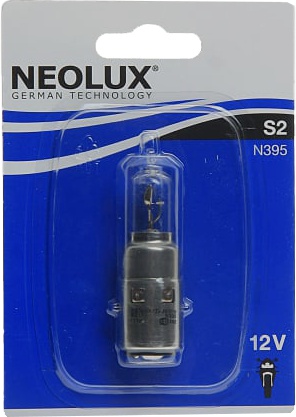 

Автолампа Neolux N395-01B S2 BA20d 35 W прозрачная