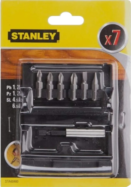 

Набор бит с держателем Stanley STA60480-XJ 6 шт.
