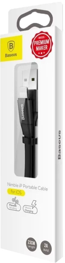 

Кабель Baseus Nimble Portable CALMBJ-01 Apple Lightning - Micro USB 0,23 м