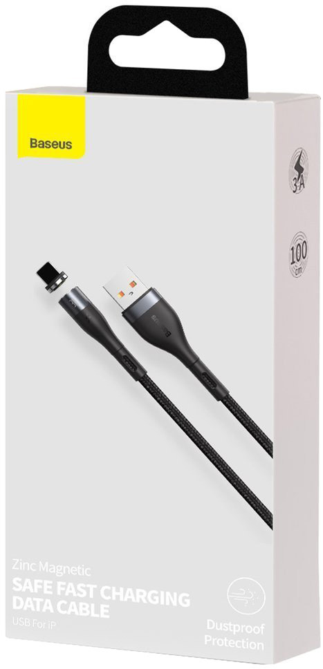 

Кабель Baseus Zinc Magnetic CALXC-KG1 USB - Apple Lightning 1 м