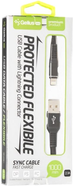 

Кабель Gelius Flexible GP-UC02I USB - Apple Lightning 1 м