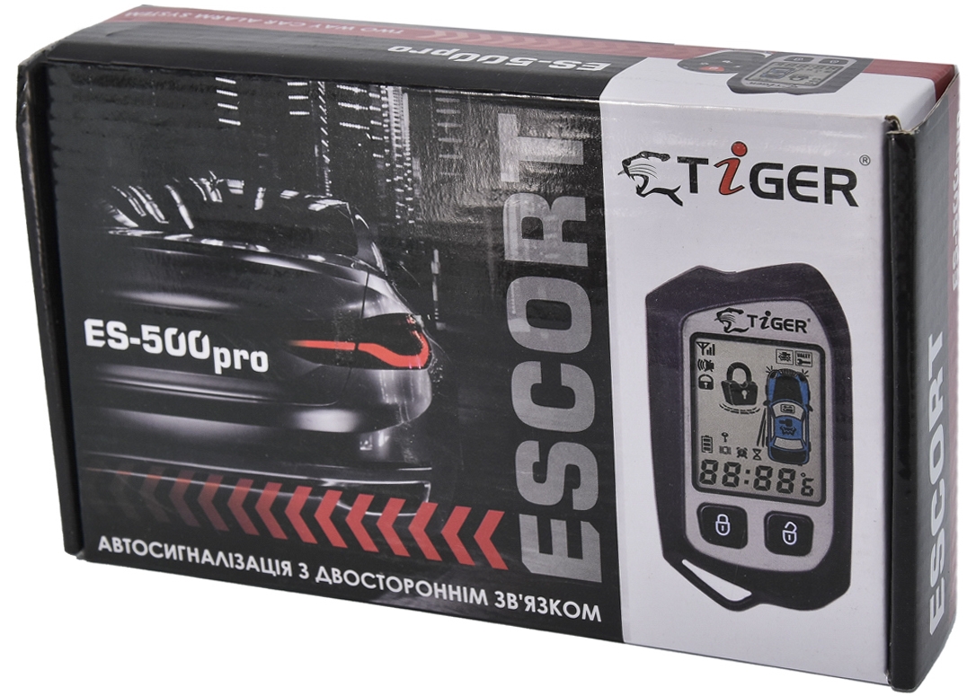 

Двусторонняя сигнализация Tiger Escort ES500 Pro ES500PRO