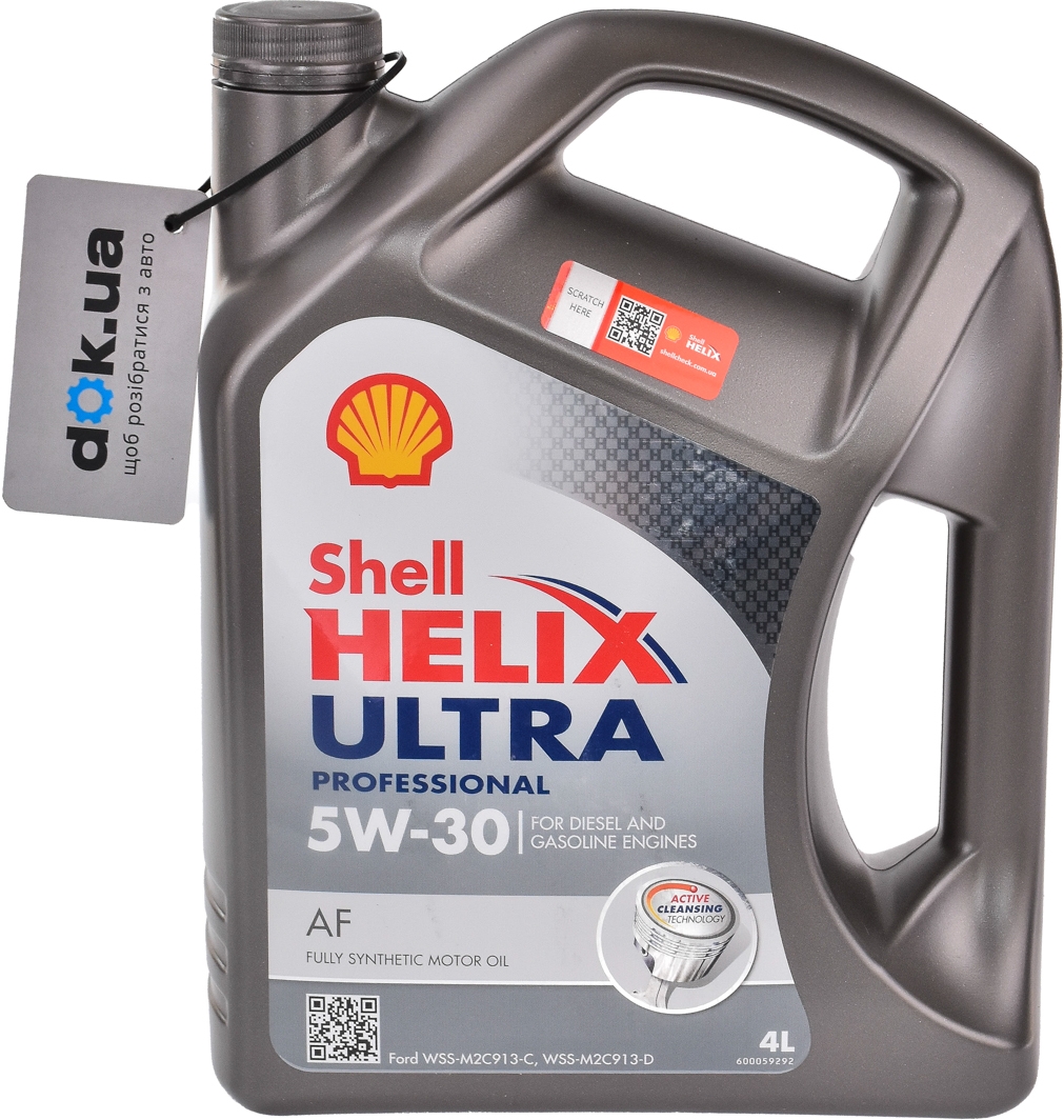 

Моторное масло Shell Hellix Ultra Professional AF 5W-30 синтетическое 550040661