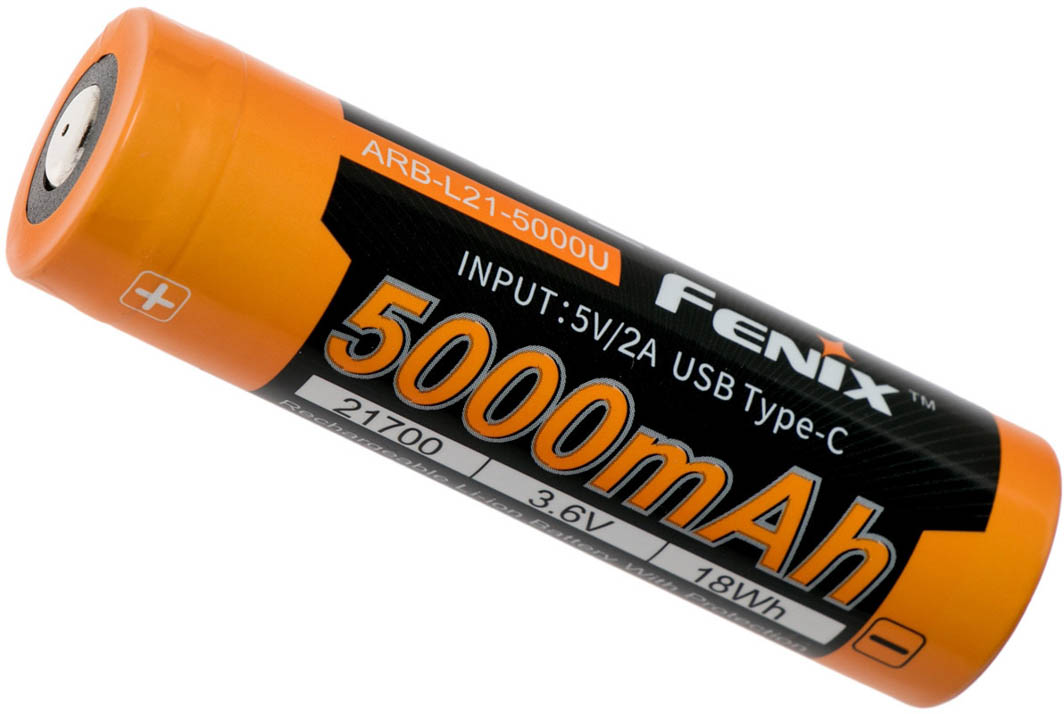 

Аккумуляторная батарейка Fenix ARB-L21-5000U 5000 mAh 1 шт