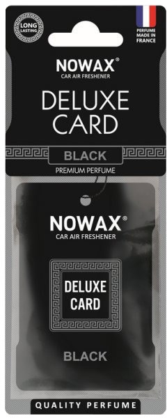 

Ароматизатор Nowax Deluxe Card Black 6 г nx07733