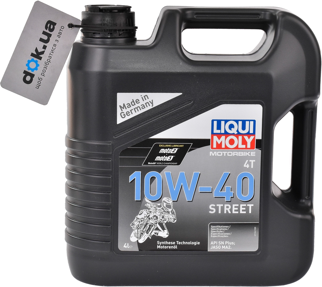 

Моторное масло 4T Liqui Moly Motorbike 4T Street 10W-40 7512