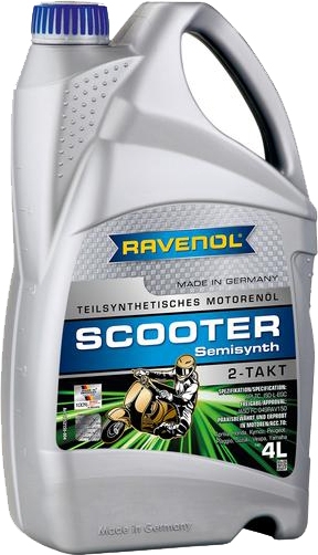 

Моторное масло 2T Ravenol Scooter полусинтетическое 1152150004