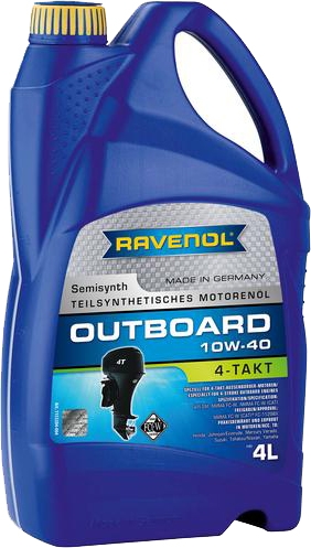 

Моторное масло 4T Ravenol Outboard 10W-40 полусинтетическое 1153204004