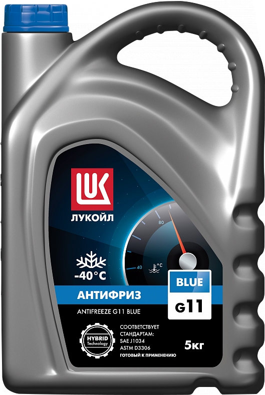 

Готовый антифриз Lukoil -40 G11 синий G11BLUE5KG