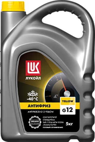 

Готовый антифриз Lukoil -40 G12 желтый G12YELLOW5KG