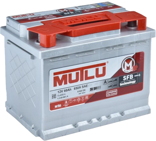 

Аккумулятор Mutlu 6 CT-60-R S3 SMF56083
