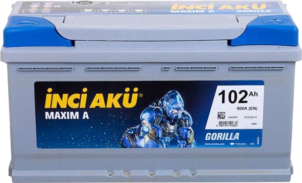 

Аккумулятор Inci Aku 6 CT-102-R Maxim A Gorilla L5102090013