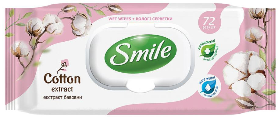 

Салфетки Smile 1231099 72 шт