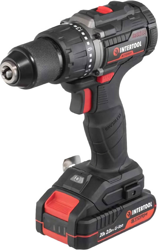 

Шуруповерт Intertool аккумуляторный WT-0360 (1 аккумулятор + ЗУ + чехол)