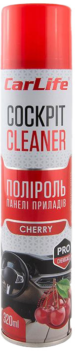 

Полироль для салона Carlife Cockpit Cleaner вишня 320 мл CF330