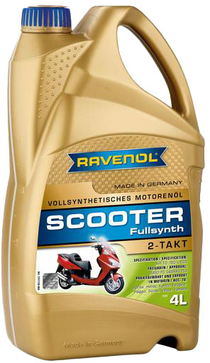

Моторное масло 2T Ravenol Scooter синтетическое 1151150004