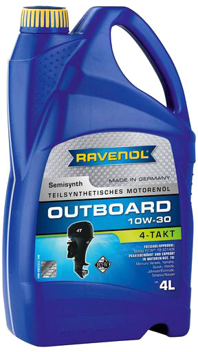 

Моторное масло 4T Ravenol Outboard 10W-30 полусинтетическое 1153203004