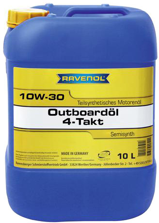 

Моторное масло 4T Ravenol Outboard 10W-30 полусинтетическое 1153203010