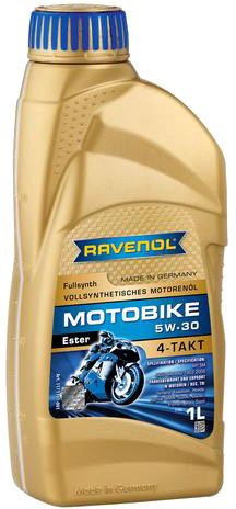 

Моторное масло 4T Ravenol Motobike Ester 5W-30 синтетическое 1171101001