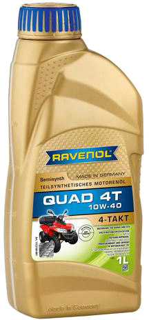 

Моторное масло 4T Ravenol Quad 10W-40 полусинтетическое 1152160001