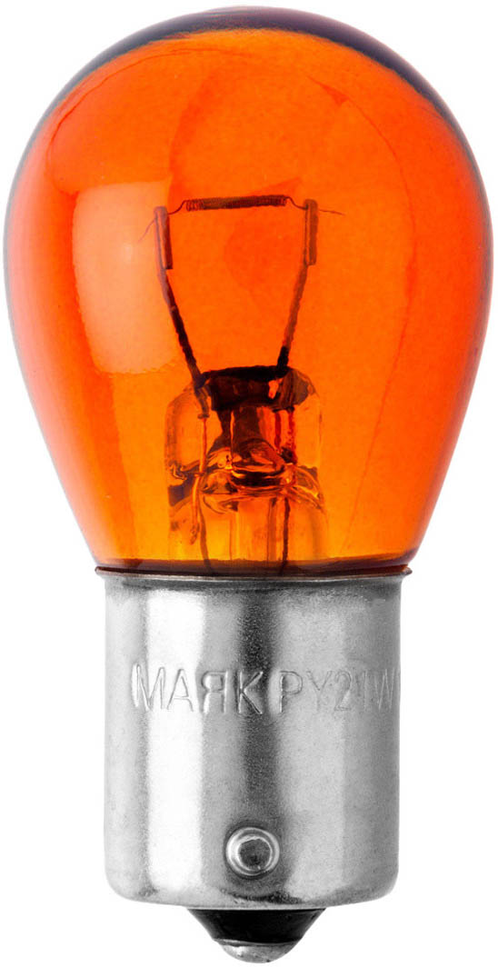 

Автолампа Маяк 82418ORANGE Ultra PY21W BAU15s 21 W оранжевая