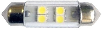 

Автолампы Маяк 12T11X36W4SMD3528 White T11x36 SV8,5 прозрачный