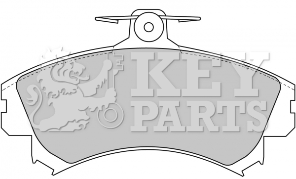 

Key Parts kbp1458 Тормозные колодки