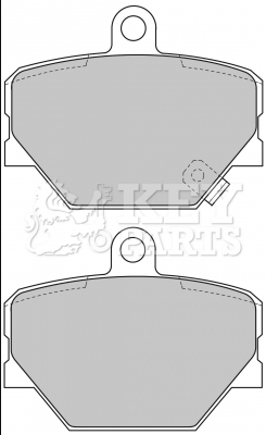 

Key Parts kbp1679 Тормозные колодки