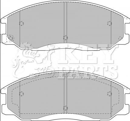 

Key Parts kbp1789 Тормозные колодки