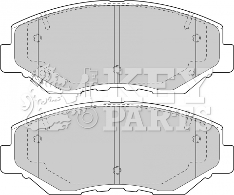 

Key Parts kbp1860 Тормозные колодки