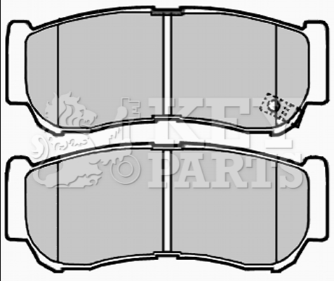 

Key Parts kbp2007 Тормозные колодки