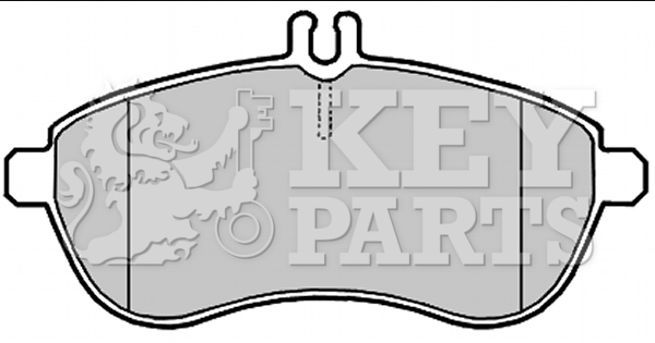 

Key Parts kbp2008 Тормозные колодки