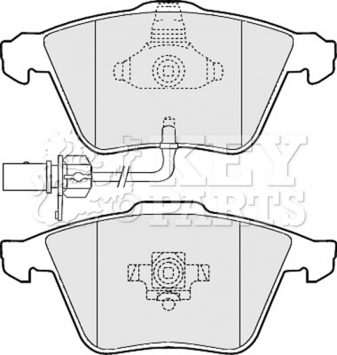 

Key Parts kbp2013 Тормозные колодки