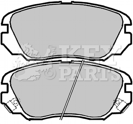 

Key Parts kbp2048 Тормозные колодки