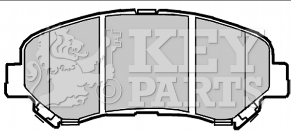 

Key Parts kbp2084 Тормозные колодки